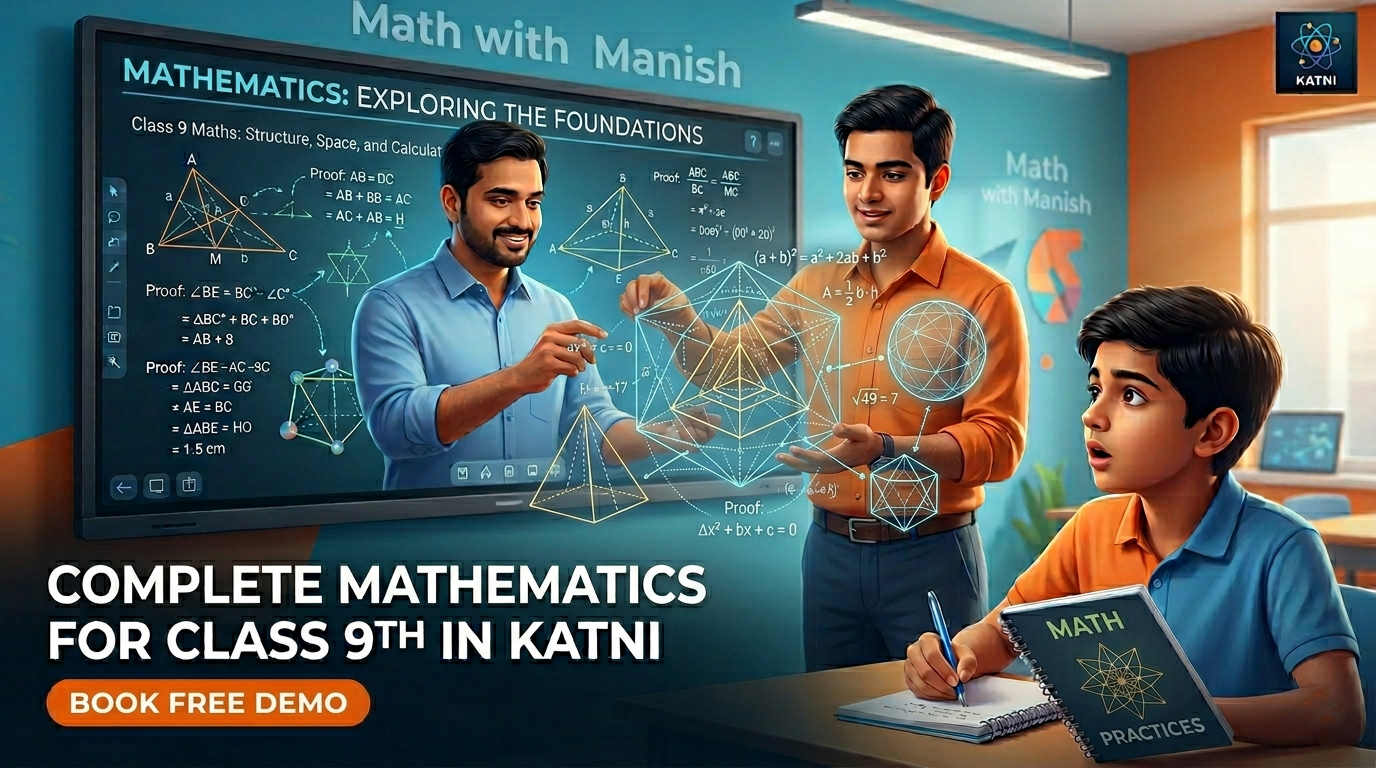 Best Maths Coaching for Class 9th in Katni - Math With Manish
